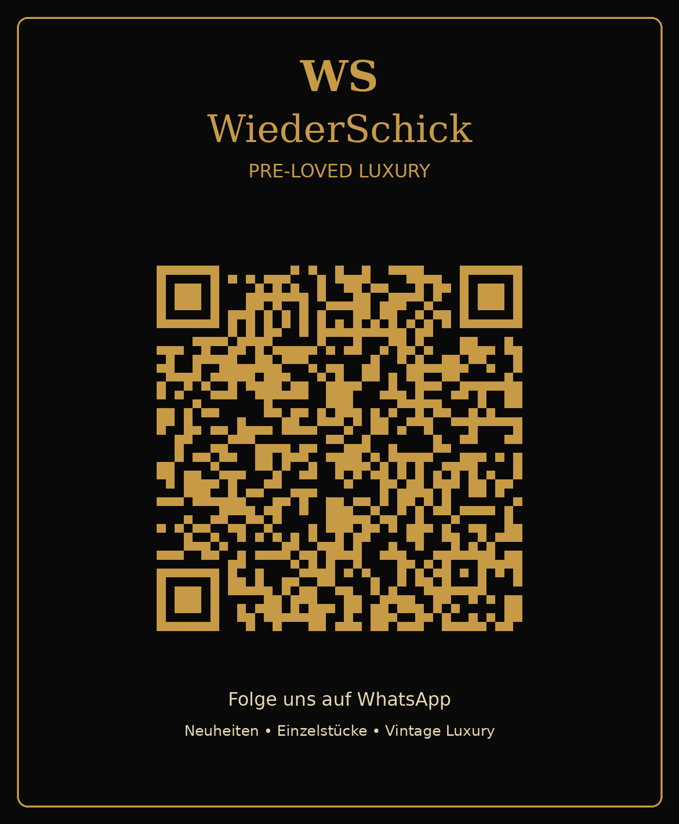 QR-Code zum WiederSchick WhatsApp-Kanal